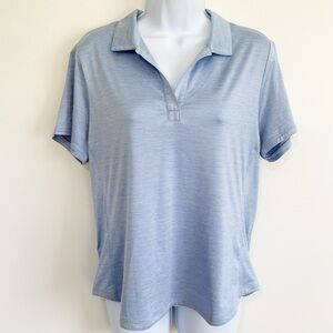 TOMMY BAHAMA Island Zone Short Sleeve Polo Tee Blue Medium